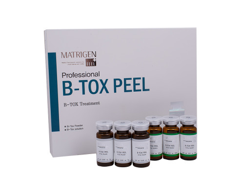 Matrigen B-TOX PEEL Skin Renewal System Пилинг система омоложения для лица/сыворотка для лица для регенерации клеток с нано микроиглами